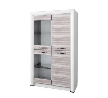 Шкаф-витрина для посуды Оливия 2V2D