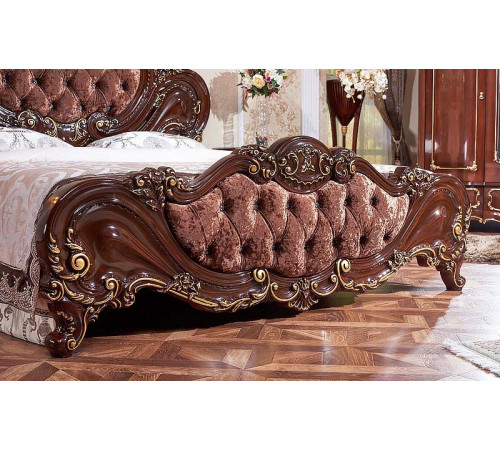 Кровать Элиза Люкс (орех) 1800х2000