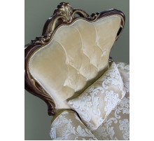 Кресло Лорена (темный орех, калифорния айвори)