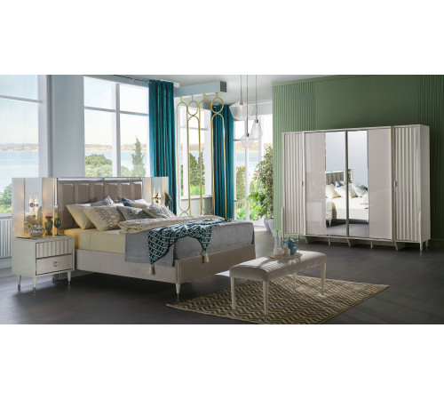 Кровать Gravita (Гравита) GRAV-26 слоновая кость