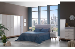 Шкаф платяной Мавенна (Mavenna) 6-х дверный MAVN-34