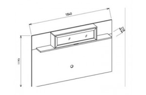 Стенка под ТВ Палвин PALV-15а
