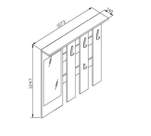 Вешалка BETA-38