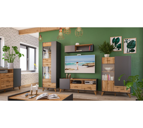 Гостиная Сканди 1 графит