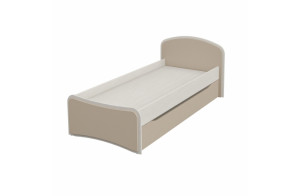 Выкатная кровать для двоих детей Комби МН-211-09 капучино