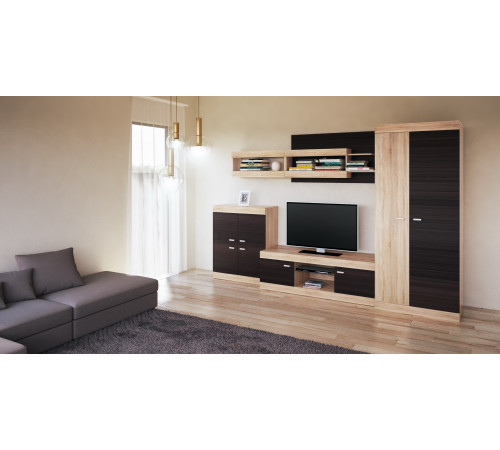 Двухстворчатый шкаф для одежды Веста МН-130-01