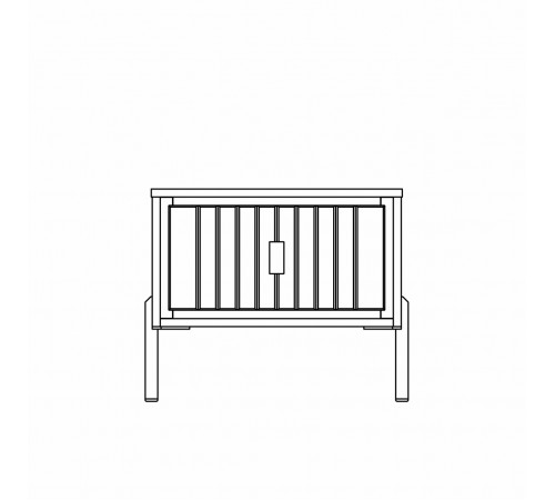 Тумба прикроватная Люксор МН-042-14